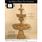 San Marco Three Tier Fountain - Detailed Image
