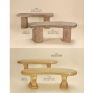 Curved Rock Bench